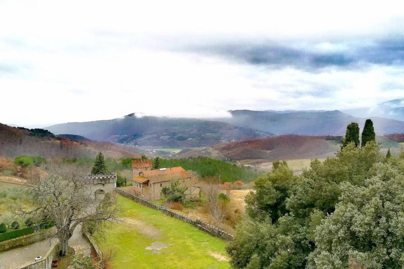 Panorama dal Castello di Valenzano