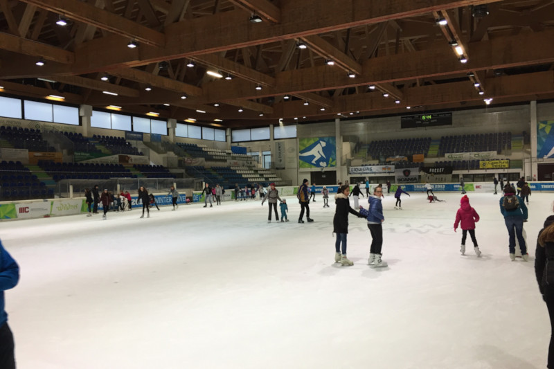 Lo stadio del ghiaccio Ice Rink Pinè