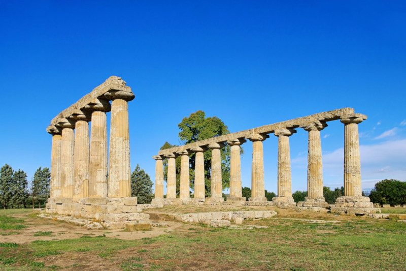 Tempio di Hera, Tavole Palatine a Metaponto nella Magna Grecia